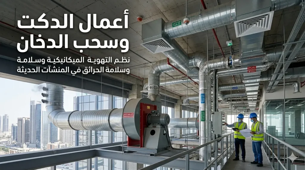 أعمال الدكت وسحب الدخان