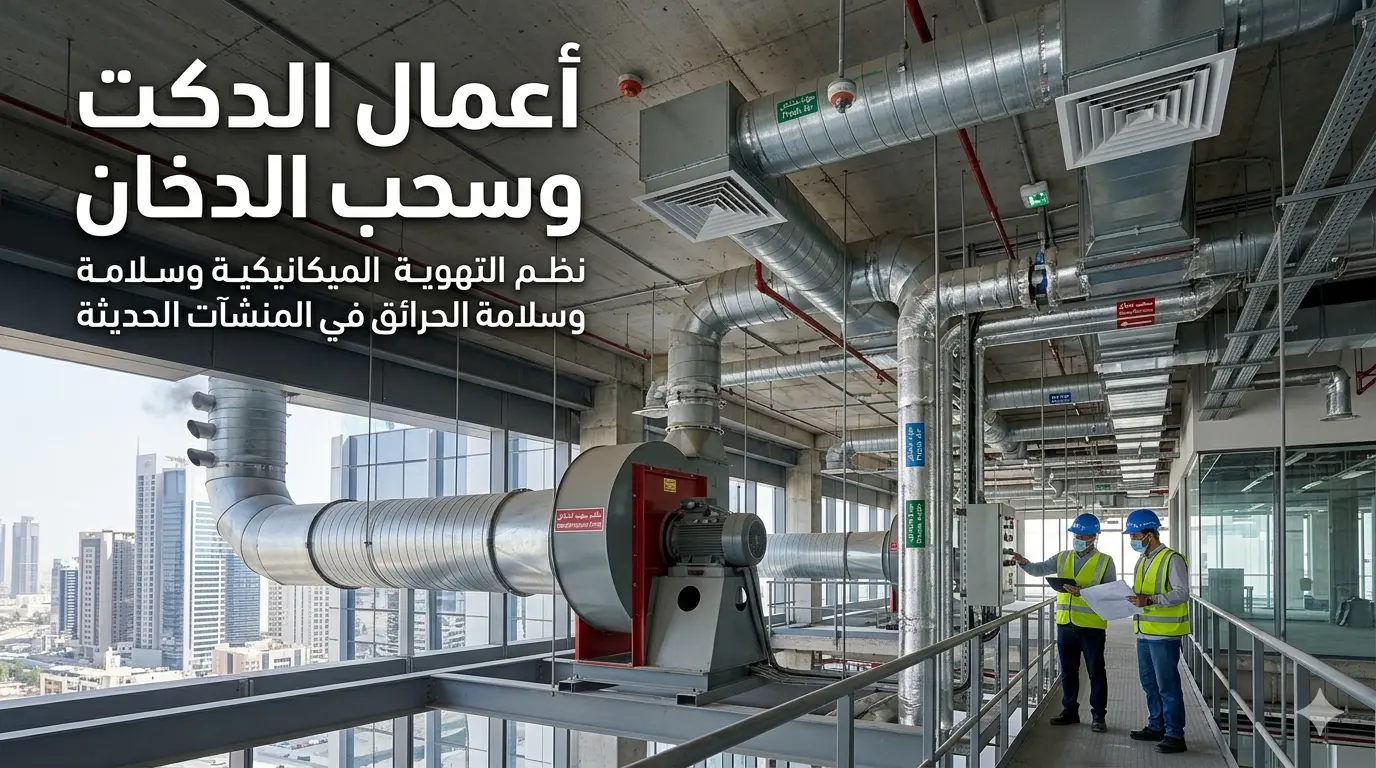 أعمال الدكت وسحب الدخان